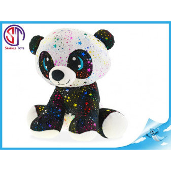 Panda Star Sparkle plyšová 35cm sedící 0m+