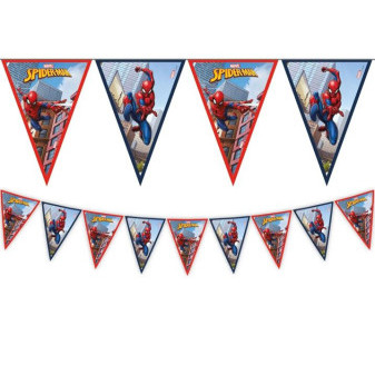 Girlanda vlajky SPIDERMAN - Team up - 230 cm