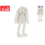 Mini Club zajíček plyšový bílý 30cm dlouhé nohy 0m+ na kartě