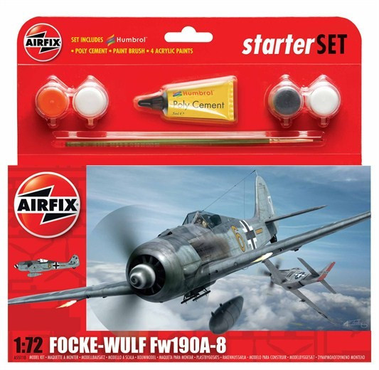 Airfix A55110 starter set letadlo Focke Wulf Fw190A-8  1:72