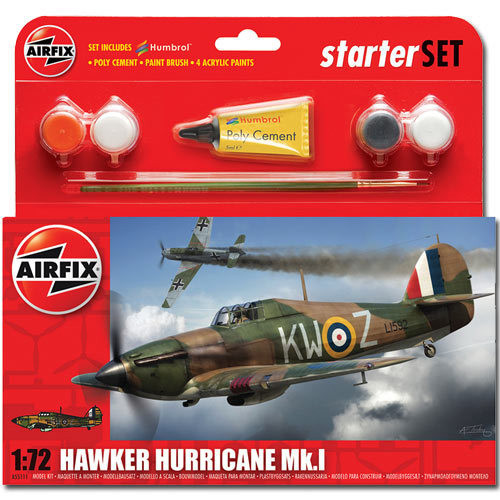 Airfix A55111 starter set letadlo Hawker Hurricane Mk1  1 : 72