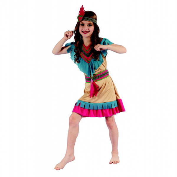 Šaty na karneval - indiánka, 130-140 cm