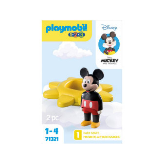 Playmobil® 71321 1.2.3 & Disney Mickeyho otočné slunce s funkcí chrastítka