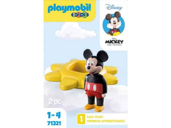 Playmobil® 71321 1.2.3 & Disney Mickeyho otočné slunce s funkcí chrastítka