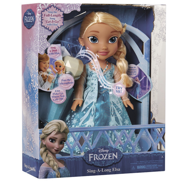 Zpívající Elsa karaoke na baterie Frozen Ledové království