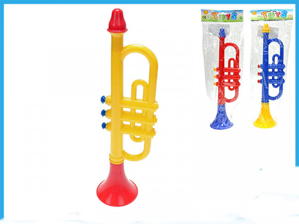 Trumpeta dětská plastová 33 cm
