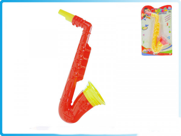 Saxofon plastový 24 cm na kartě