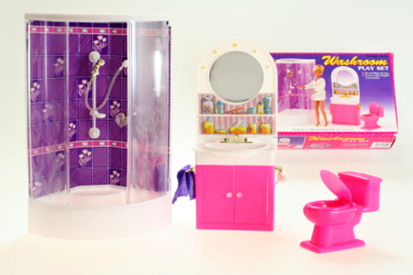 Glorie Koupelna - sprchový kout pro panenky typu Barbie