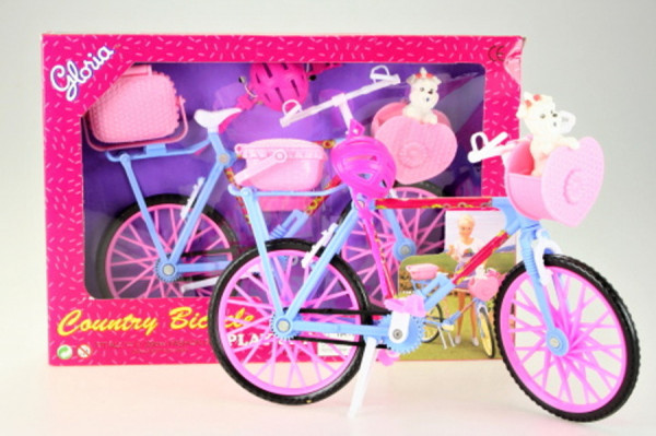 Glorie jízdní kolo pro panenky typu Barbie