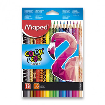 Maped Pastelky Color'Peps Animals - 18 barev