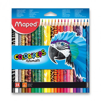 Maped Pastelky Color'Peps Animals - 24 barev
