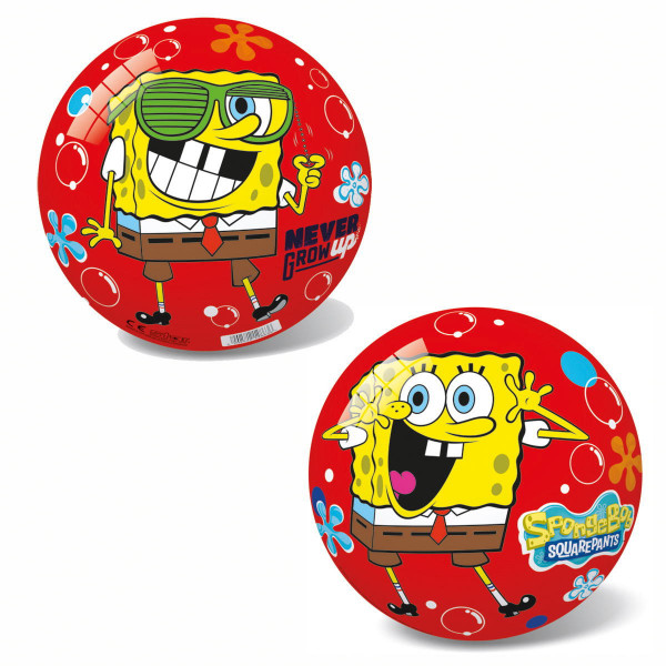 Star míč Sponge Bob červený 23 cm