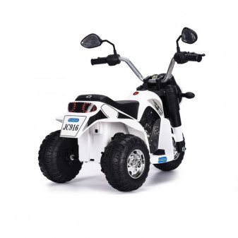 Motorka elektrická bílá Minibike vozítko na baterie
