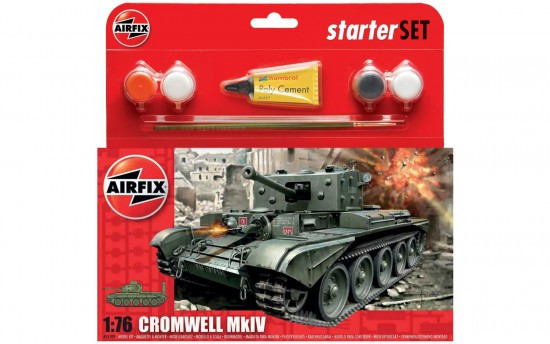 Airfix A55109 starter set tank – Cromwell MkIV  1:76