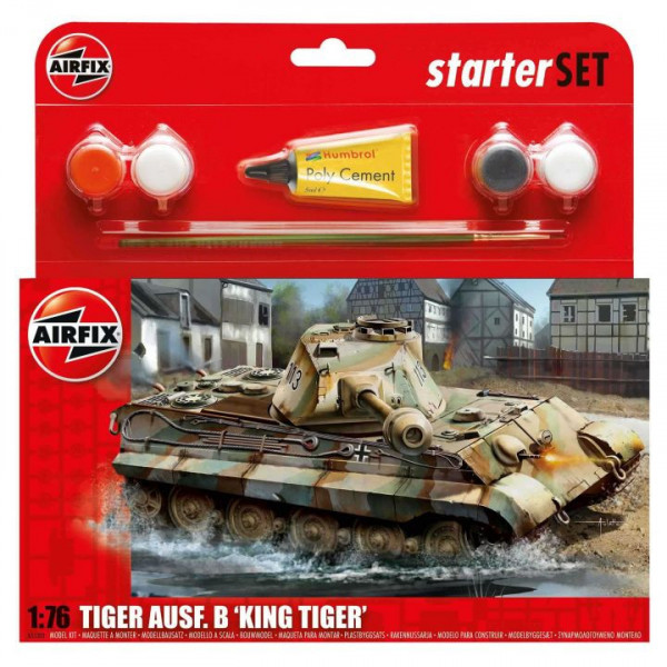 Airfix A55303 starter set tank King Tiger Tank (1:76)