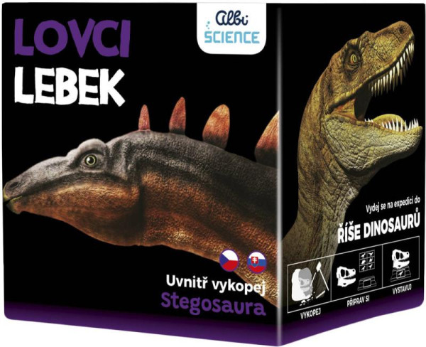 Albi Lovci Lebek - Stegosaurus AMT