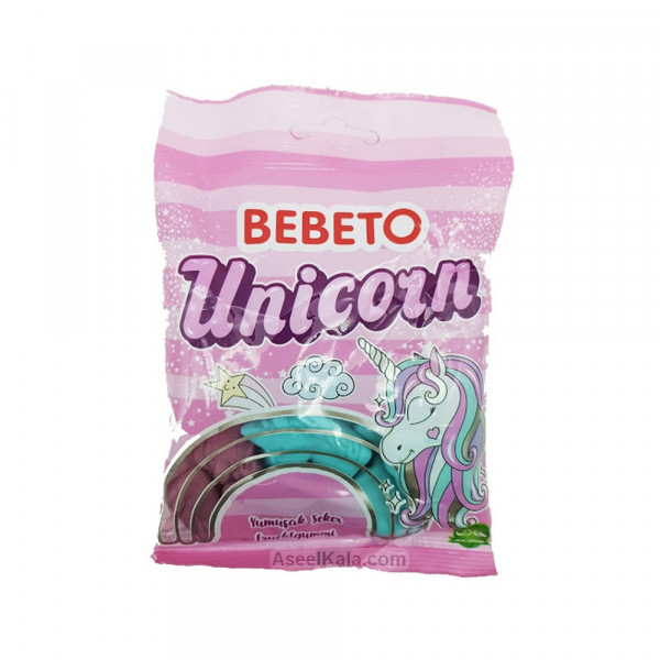 Bebeto Unicorn gumové bonbony 80 g