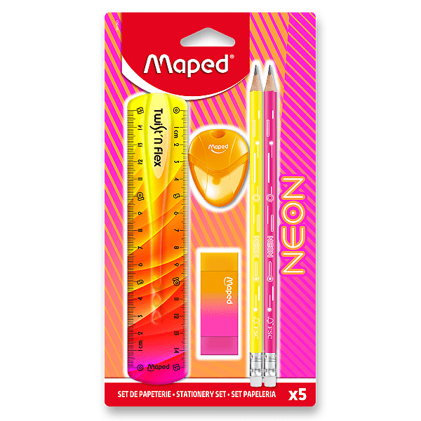 Maped souprava neon 5ks na blistru