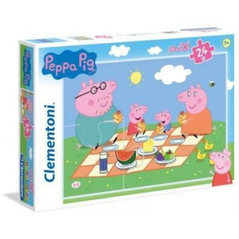 Clementoni 24028 Puzzle Maxi Prasátko Peppa Peppa Pig 24 dílků