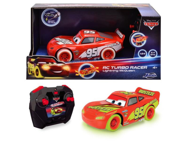 Dickie RC Cars Blesk McQueen Turbo Glow Racers 1:24 na dálkové ovládání