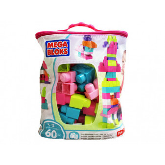 Mattel Mega Bloks FB Big Building BAG Girls 60 dílků DCH54