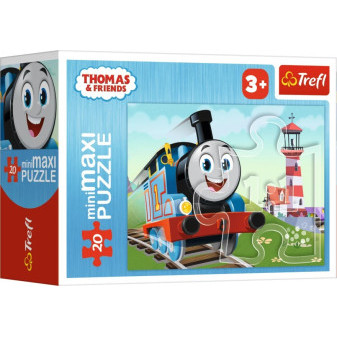 Trefl Minipuzzle miniMAXI 20 dílků Mašinka Tomáš