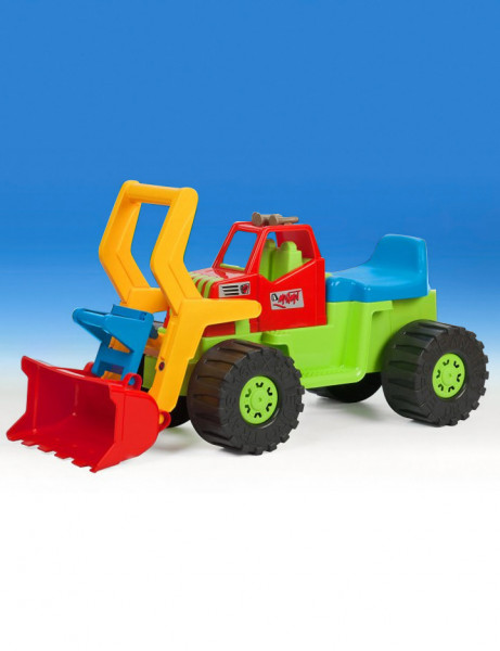 Traktor nakladač odrážedlo velké plastové barevné