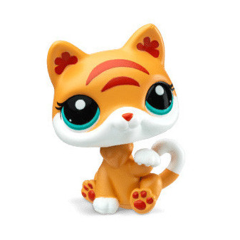 Littlest Pet Shop 1 figurka  3. série - kočka