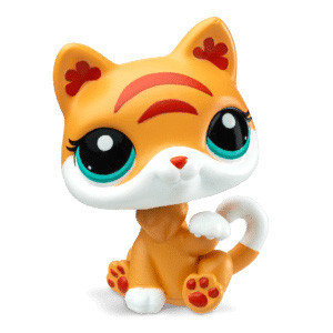 Littlest Pet Shop 1 figurka  3. série - kočka
