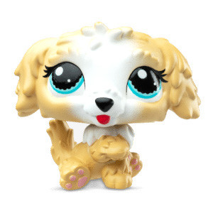 Littlest Pet Shop 1 figurka  3. série - labradoodle