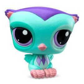Littlest Pet Shop 1 figurka  3. série - sova