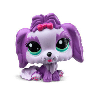 Littlest Pet Shop 1 figurka  3. série - pes maltezáček