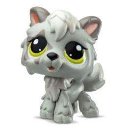 Littlest Pet Shop 1 figurka  3. série - vlk