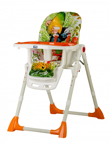 G-mini jídelní židle Krteček hruška židlička krtek - oranžová Chicco