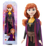 Mattel Frozen panenka - Anna v černo-oranžových šatech HLW50