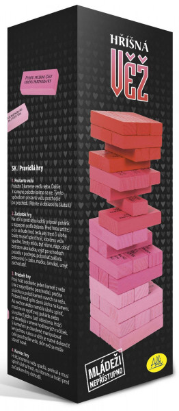 Albi Hříšná věž jenga - párty hra pro dospělé
