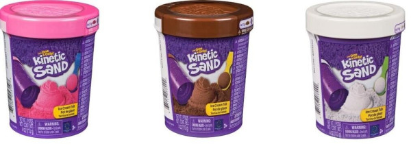 Spin Master Kinetic Sand 3 Barvy Zmrzlina v tubě