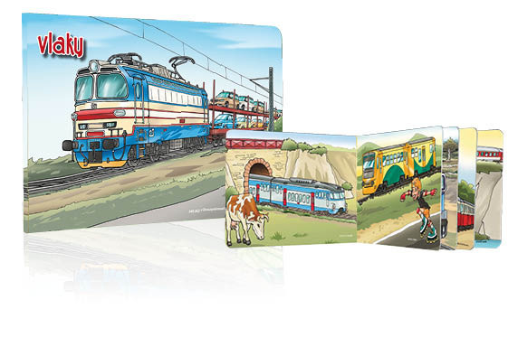 Kniha 240x160mm - Vlaky