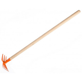 Motyka Motyčka oboustranná oranžová s násadou 77cm