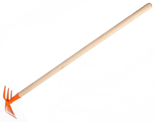 Motyka Motyčka oboustranná oranžová s násadou 77cm