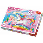 Trefl Puzzle V duhovém světě jednorožců 100 dílků
