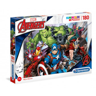 Clementoni 29107 Puzzle SuperColor Marvel Avengers 180 dílků