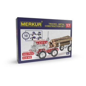 Merkur M017 stavebnice Kamion 202 ks 10 modelů