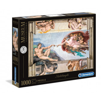 Clementoni 39496 Puzzle Michelangelo - Creazione dell'uomo  1000 dílků
