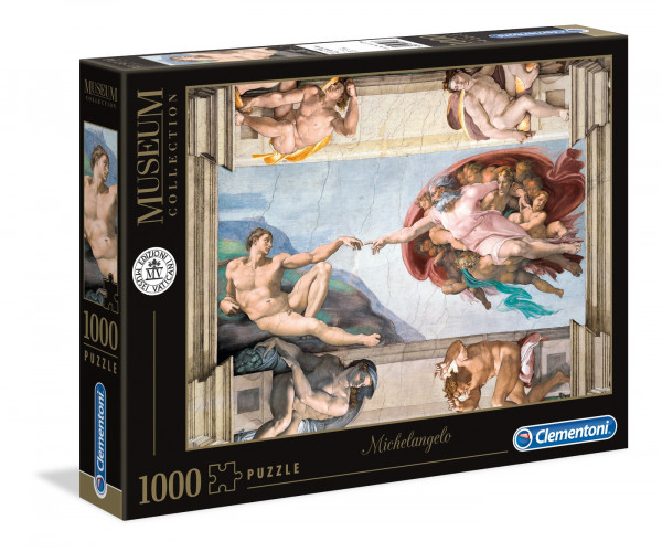 Clementoni 39496 Puzzle Michelangelo - Creazione dell'uomo  1000 dílků