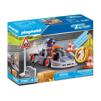 Playmobil® City Action 71187 Motokárový závodník