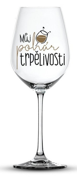 Nekupto Sklenice na víno - Můj pohár trpělivosti NUY