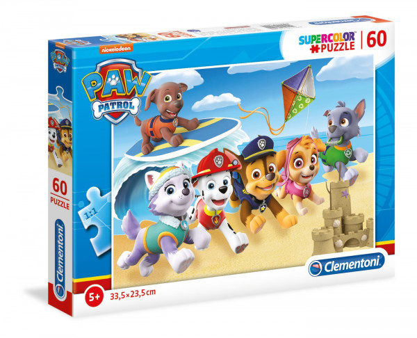 Clementoni 26091 Puzzle SuperColor Paw Patrol Tlapková Patrola 60 dílků