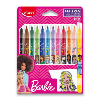 Maped Dětské fixy Barbie - 12 barev