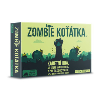 ADC Zombie koťátka karetní hra od tvůrců Výbušná koťátka